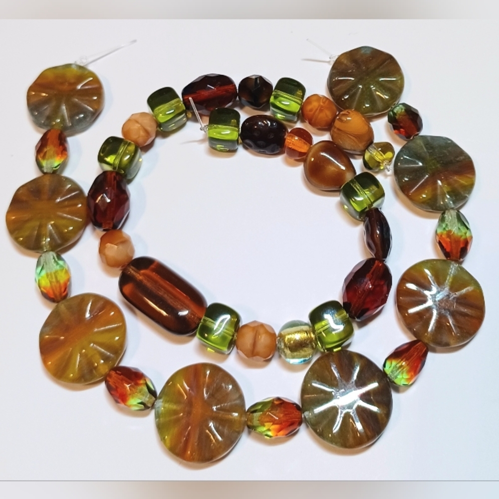 Czech glass beads for jewelry-making